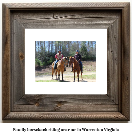 family horseback riding near me in Warrenton, Virginia